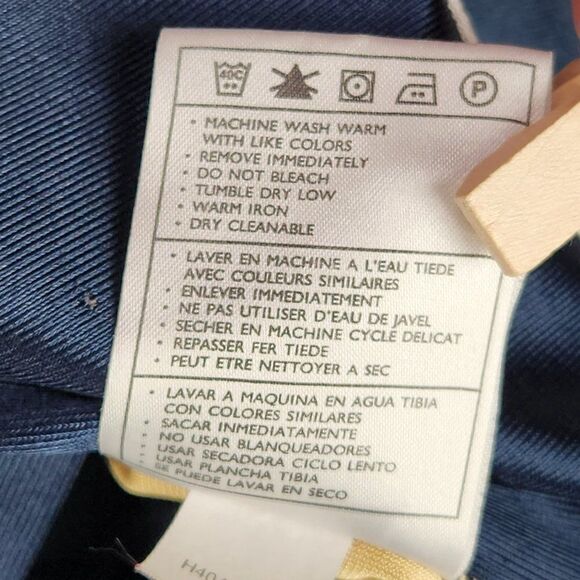 Nike Youth Basketball Long Sleeve Warm Up Jersey Sz Small Blue Gold - Picture 6 of 8